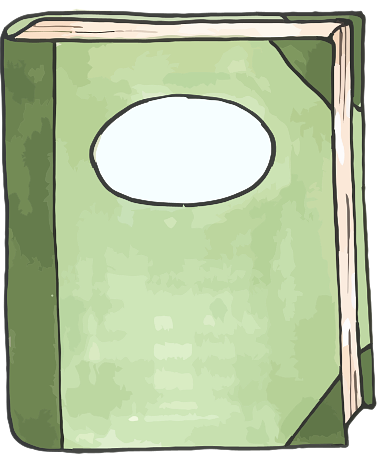 picture of a green book cover